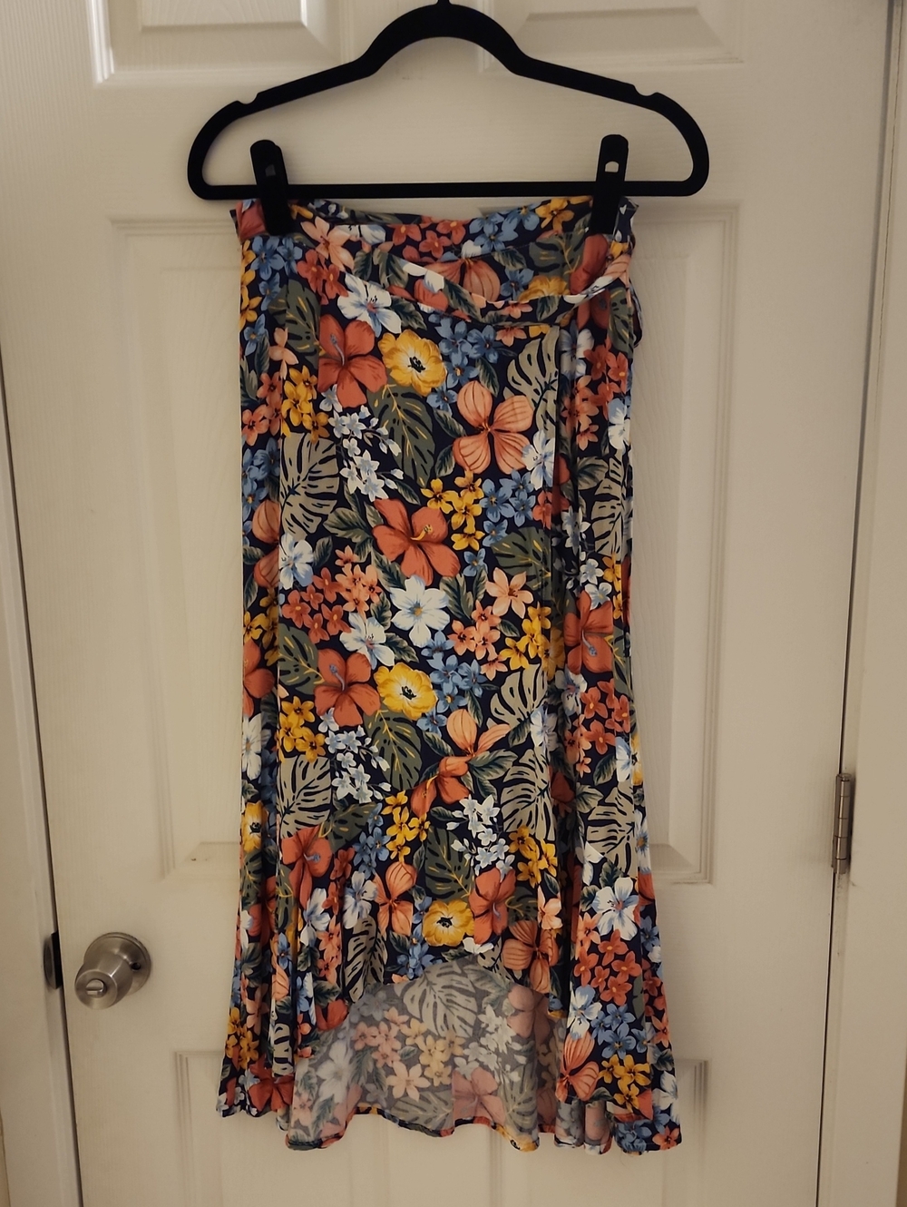 Forever 21 Floral Wrap Maxi Skirt - Multicolor